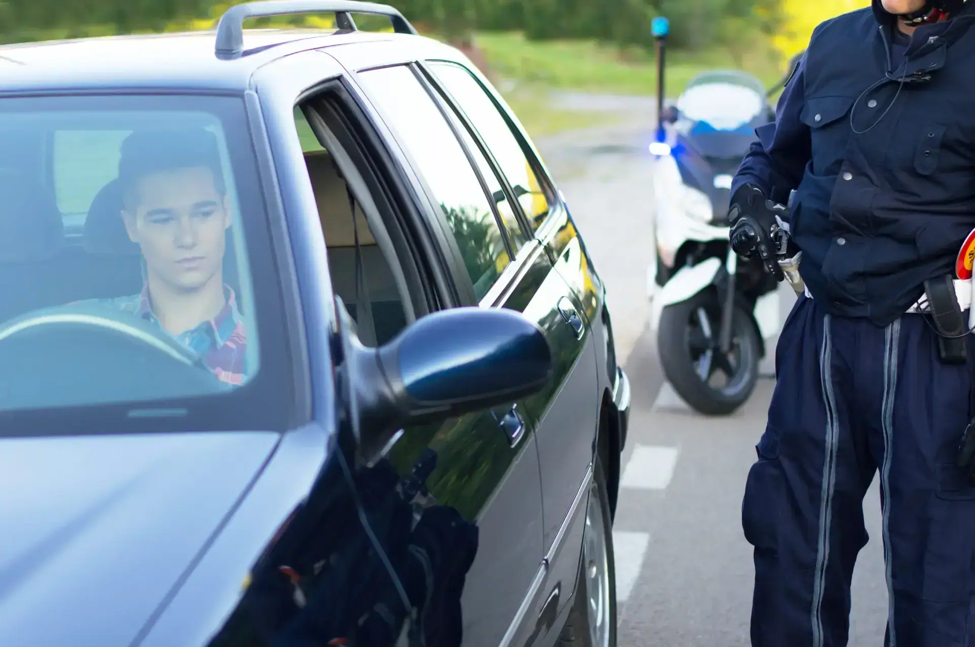 police traffic stop