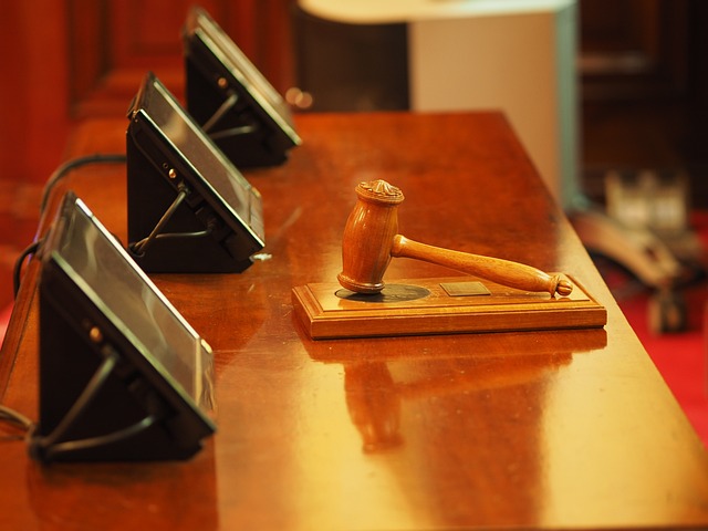 gavel in courtroom