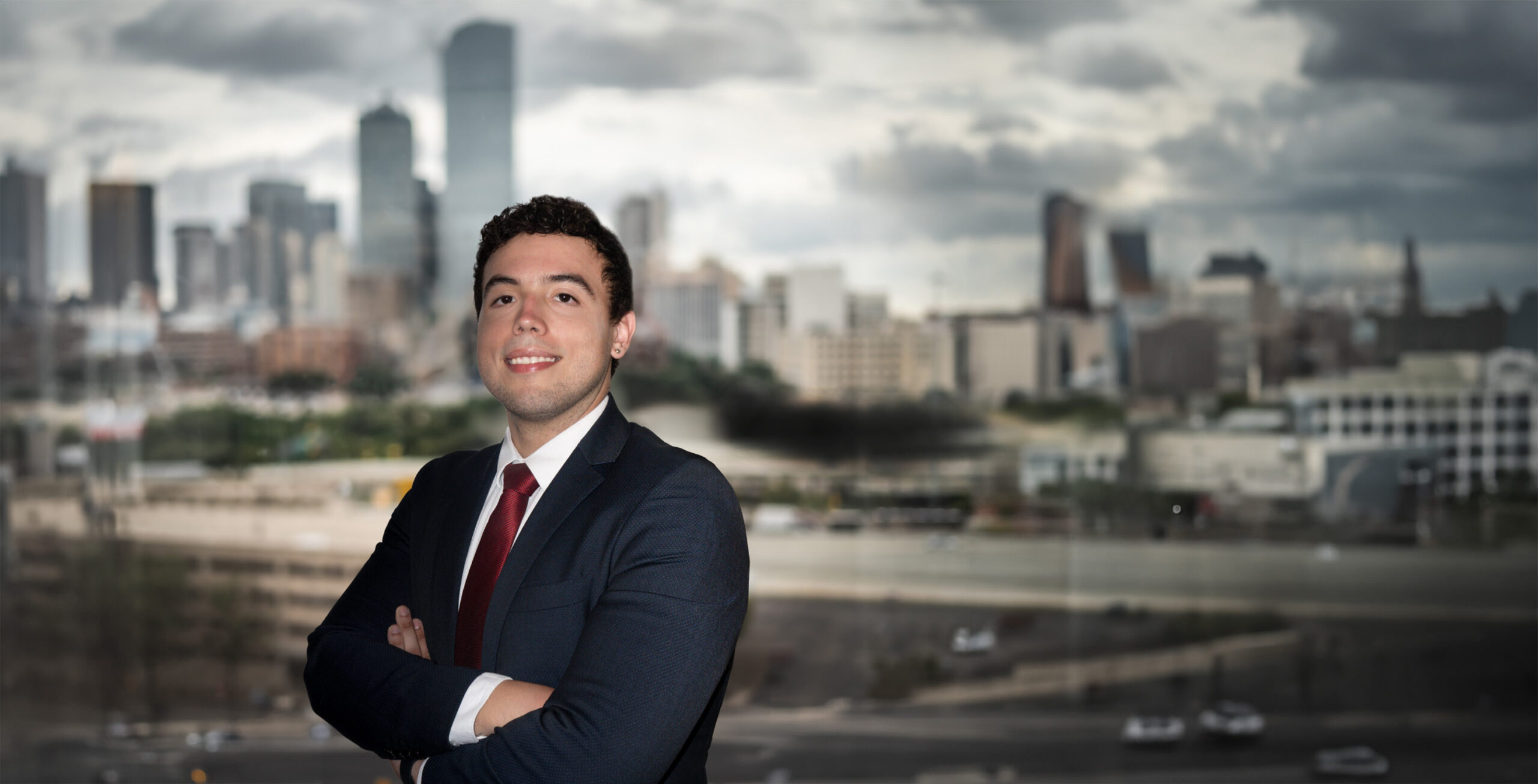 jorge sotelo hero in front of dallas skyline 1 scaled